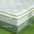 Novilla Serenity 10 inch Gel Memory Foam Innerspring Hybrid Mattress Cool Sleep, Queen Mattress