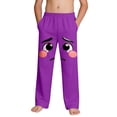 thumbnail image 2 of ATOGUTA Boys Baggy Pants Funny Graphic Sweatpants Athletic Sports Pants for Kids Size 4T-14, Purple, 2 of 5