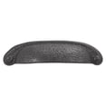 thumbnail image 1 of Hickory Hardware P3004-BI-10B 3 & 3.75 in. Raffiné Rustique Centre à Centre Tasse Pull&44; Fer Noir - Pack de 10, 1 of 1