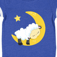 thumbnail image 4 of Inktastic Cute Sheep, Sleeping Sheep, Moon, Stars, Sleepy Boys or Girls Baby Bodysuit, 4 of 5