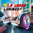 thumbnail image 2 of HOVERSTAR Bluetooth Hoverboard, LBW12A Color cromado o monopatín eléctrico de piel impresa con ruedas intermitentes LED, 2 of 5