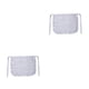 thumbnail image 4 of Wosthever Delantal Cocina Moderna Medio Delantal con Bolsillo Blanco 2piezas, 4 of 6