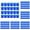 Blue 6PCS, variant on YWIYIUD 48 Pack Lights Candles Battery Operated, Flameless Flickering Electric LED Blue Candles for Wedding Table Decor, Festival Celebration 1.7inch
