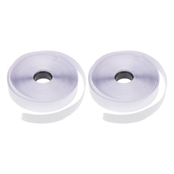 Himition 2 Rolls Cable Straps Back Sticky Hook and Loop Strip Self-adhesive Tape for Organizing Items