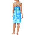 thumbnail image 3 of INSPIRE CHIC Women's Halloween Cotton Nightgown Sleeveless Spaghetti Strap Sleep Dress with Cross Back Detail Loose Fit Loungewear 2XL Tie-Dye, 3 of 5