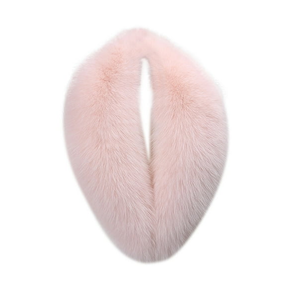 PMVFHDE Women's Pile Like Scarf Winter Warm Soft Wrap Collar, Solid Color Pile Scarf for Women, Fashionable Style Scarf for Cold Weather Pink