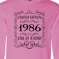 thumbnail image 4 of Inktastic Limited Edition 1986 One of a Kind Long Sleeve T-Shirt, 4 of 5