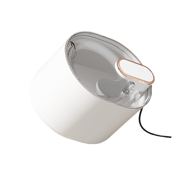 Billuyoard Lindo y práctico comedero para gatos con variedad de estilos que se adaptan a cualquier decoración del hogar Dispensador de agua para Suministros para gatos blanco