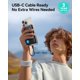 thumbnail image 2 of Cargador portátil Power Bank INIU de 10000 mAh con USB-C de 20 W, rojo, 2 of 8