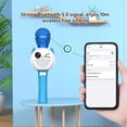 thumbnail image 4 of Micrófono Inalámbrico Bluetooth De Juguete Para Niños, Máquina De Karaoke Multifuncional, Regalo Para Niños Vogacara FN006613-01, 4 of 6