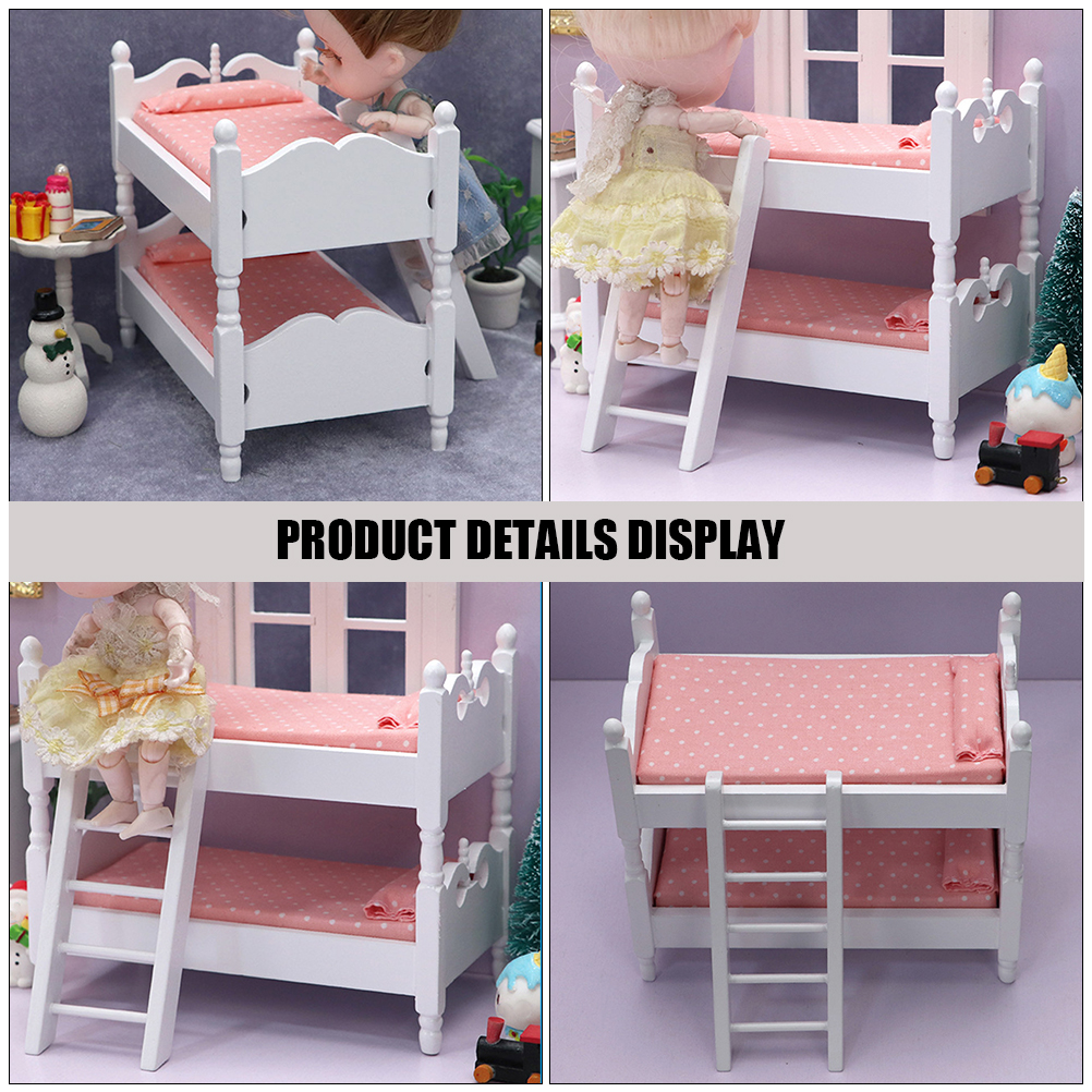 Ifundom 5 Pièces Lit Superposé Mini Moule Bébé Poupées Lit Miniatur Bebe Poupee Lit Maison De Poupee Meubles Bois Superpose Amz Ifundom 5 Pièces Lit Superposé Mini Moule Bébé Poupées Lit Miniatur Bebe Poupee Lit Maison De Poupee Meubles Bois Superpose Amz