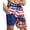 Palm White, variant on 9 Inch Men Swim Trunks 2 in 1 with Compression Breathable Liner Quick Dry Stretch Zipper Pockets Summer Beach Shorts for Cruise Beach Pool Board