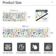 thumbnail image 3 of Yayeee Faucet Mat for Kitchen Sink 14.7" Diatomite Long Splash Guard Pad, Blue Wildflower Pattern, 3 of 7