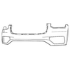 Genuine OE Volvo Bumper Cover - 40000173