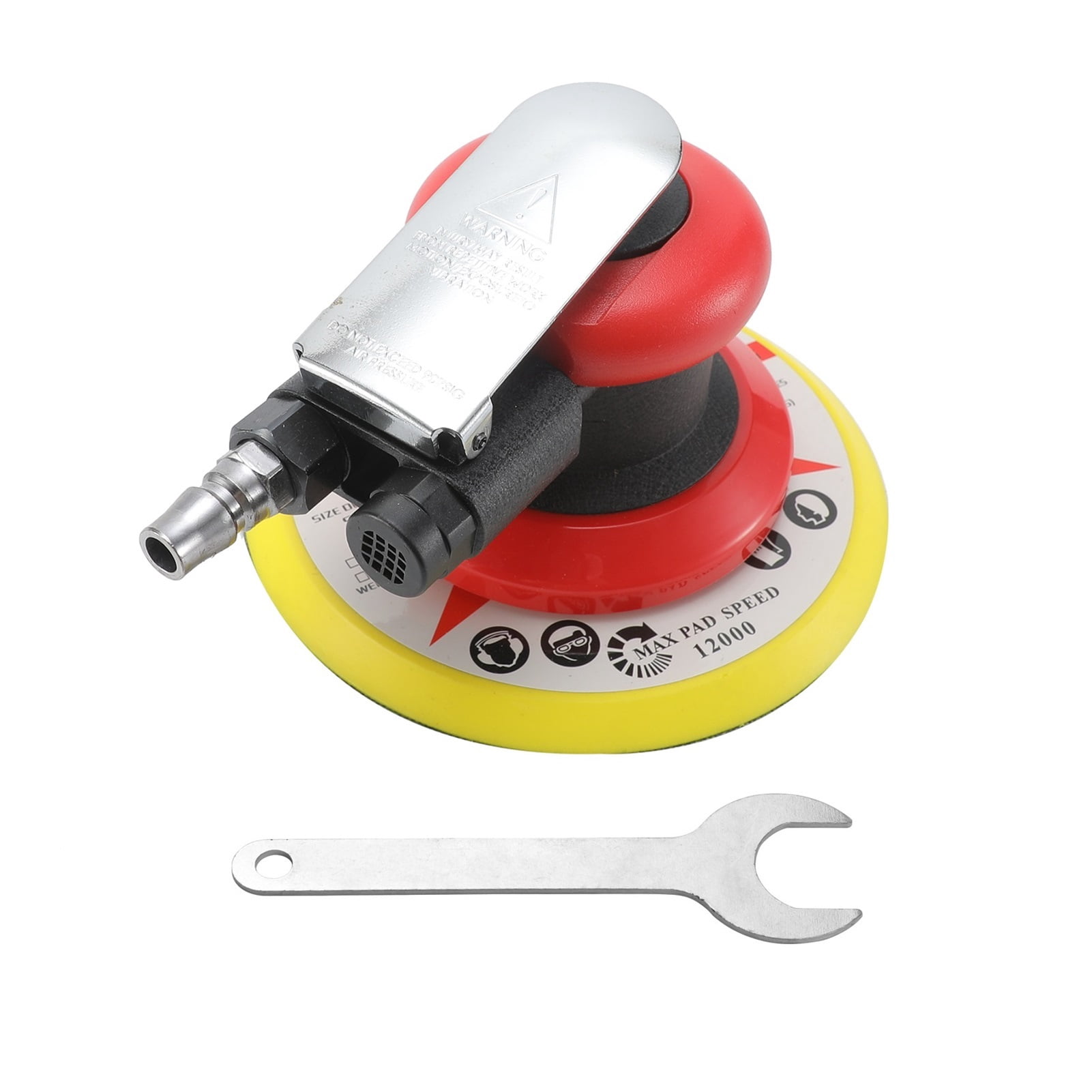 Pneumatic Orbital Sander Air Grinder 5" 6" Vacuum Eccentric Polishing/Grinding Machine Sanding Waxing Tools For Car Wall Metal