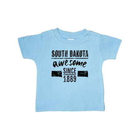 

Inktastic South Dakota Awesome Since 1889 Gift Baby Boy or Baby Girl T-Shirt