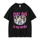 thumbnail image 2 of Dilf Carlisle-camisetas de gran tamaño para hombre, ropa de calle de algodón, talla europea, Verano, 2 of 5