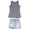 2 Uds. Chaleco A Rayas Negras Para Niñas Y Niños, Tops, Pantalones Vaqueros, Ropa (110)-133960,03 Tmvgtek Mujer