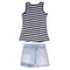 thumbnail image 1 of 2 Uds. Chaleco A Rayas Negras Para Niñas Y Niños, Tops, Pantalones Vaqueros, Ropa (110)-133960,03 Tmvgtek Mujer, 1 of 8
