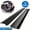 Black 25 Inches, variant on Silicone Stove Gap Covers (2 Pack), Heat Resistant Oven Gap Filler Seals Gaps Between Stovetop and Counter, Easy to Clean Stove Gap Guard (21 Inches, Black)