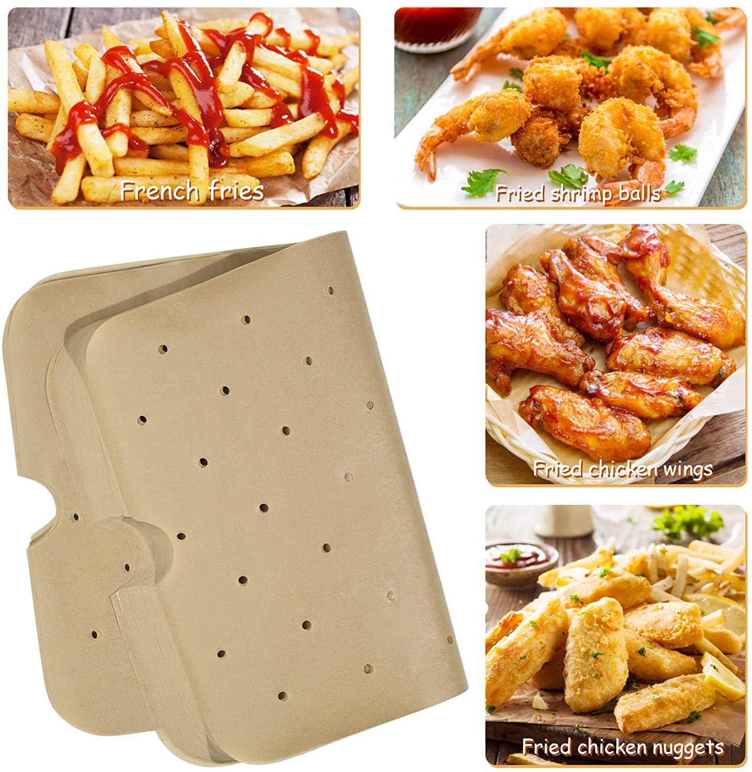 Air Fryer Parchment Paper For Ninja Foodi Grill 5-in-1 AG301, 4qt Ninja  Foodi Accessories, Air Fryer Accessories, 100pcs Air Fryer Liners, Heat
