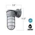 thumbnail image 2 of Lithonia Lighting LED Vapor Tight,Wall Mount OLVTWM, 2 of 3