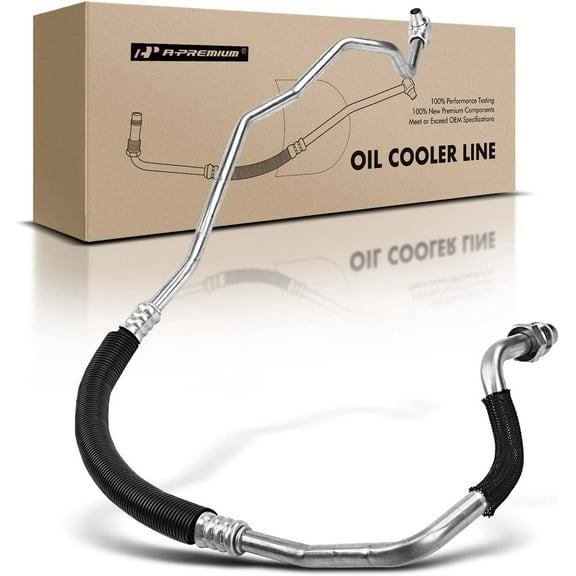 A-Premium Outlet Passenger Engine Oil Cooler Line Hose Assembly Compatible with Chevrolet C1500 C2500 C3500 C3500HD GMC C2500 C3500 C3500HD V8 6.5L