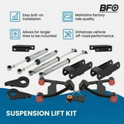 BFO 2.5 Suspension Lift Kit w/Upper Control Arm Shock for 1983-2005 Chevy S10 Blazer for GMC S15 Jimmy 4WD Complete kit