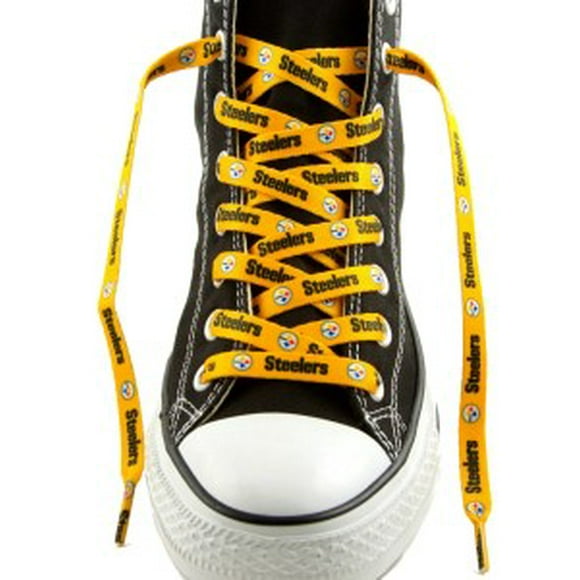 Lacets de Chaussures Steelers de Pittsburgh - Or 54 Po