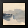 thumbnail image 2 of Barnes, Victoria 15x15 Black Modern Framed Museum Art Print Titled - Inky View II, 2 of 5