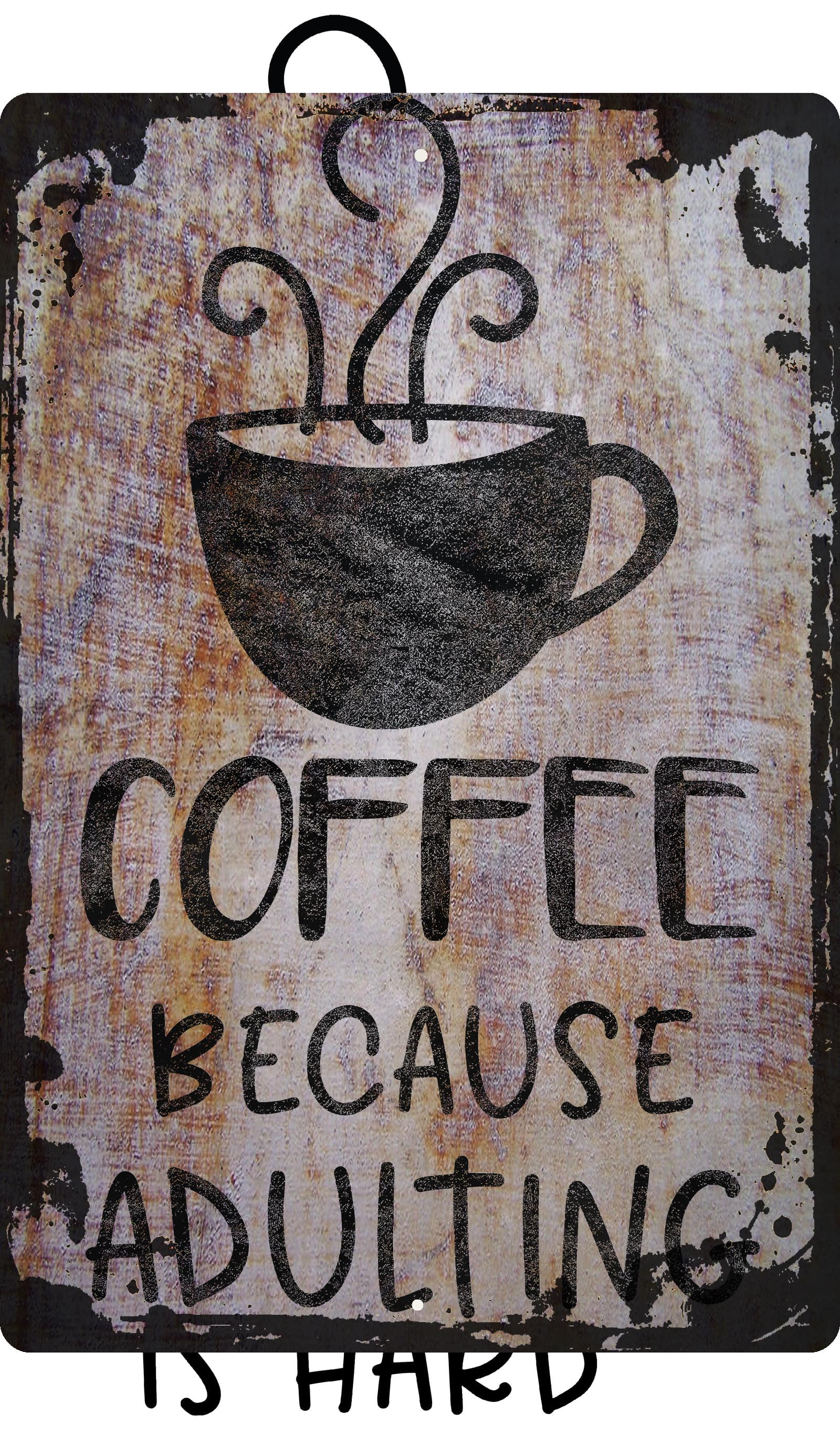 Mom Cave Sign Craft Room Coffee Caffeine and Crafts Sewing Room Décor She Shed Coffee & Crafting Sign Coffee and Crafting Decor