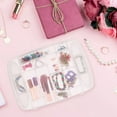 thumbnail image 2 of Transparent Compartment Organizer Storage Trays With Dividers Necklace, 2 of 6