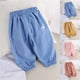 thumbnail image 4 of Odeerbi 1-6 Años Niños Niñas Lino Algodón Bloomers Verano Jogger Pantalones Lindo Linterna Pantalones Haren Pantalones, 4 of 4
