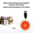 thumbnail image 4 of ICQOVD Neck-mounted Portable Elderly Pager Electronic Wireless Remote Control Doorbell Nursing Bell Through Wall, 4 of 9