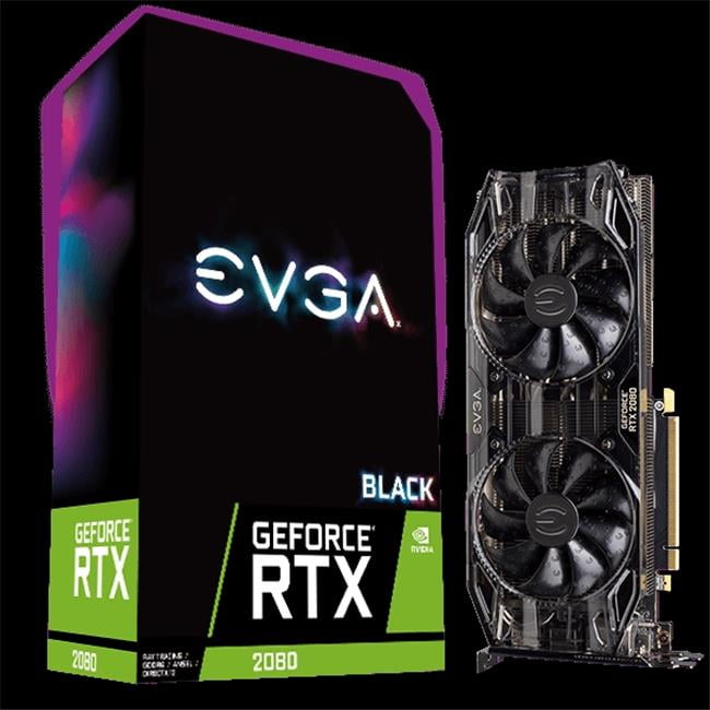 EVGA NVIDIA GeForce RTX 2080 Black Edition Gaming 8GB GDDR6 HDMI