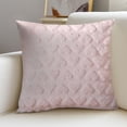 thumbnail image 6 of Nkmbld Decorative Throw Pillow Cusion for Couch Sofa Cushion Home Decoration Comfortable Breathable Multi-color Optional Living Room Bedroom Sofa Bed Cushion Pillowcase 18x18in, Pink, 6 of 6