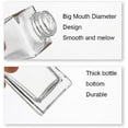 thumbnail image 6 of 2PCS 50ml/1.7oz Empty Clear Glass Diffuser Jars with Gold Cap Small Square-Shaped Essential Oil Container Fragrance Accessories Use for DIY Replacement Set, 6 of 9