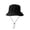 Black, variant on Packable Wide Brim Bucket Hat Outdoor Safari Sun Shielding Hat Quick Dry Breathable Hiking Cap Unisex Adjustable Chin Cord Headwear Lightweight Foldable Fishing Boonie Hat Sunhat