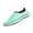 Green, variant on CIENVNSTG Unisex Wide Width Rainbow Striped Gradient Barefoot Aqua Socks Quick‑Dry Non‑Slip Water Shoes Lightweight Slip‑On Breathable Footwear Blue 38