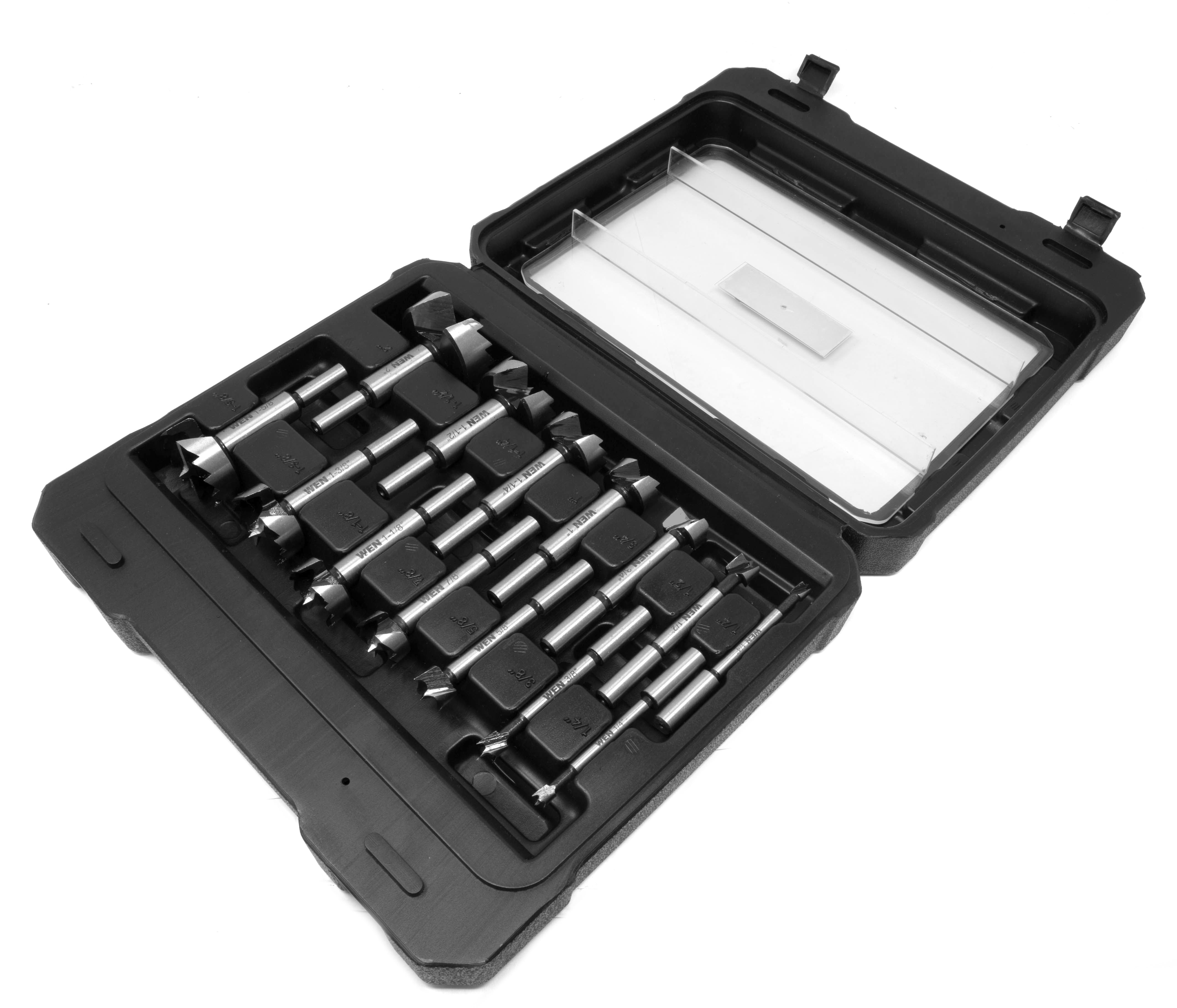 WEN Products 14-Piece Forstner Bit Set with Carrying Case