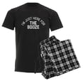 thumbnail image 6 of CafePress - I'm Just Here For The Booze Men's Dark Pajamas - Men's Dark Loose Fit Cotton Pajama Set, 6 of 7