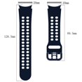thumbnail image 2 of Correa De Reloj Compatible Con Samsung Galaxy Watch4 44/40 Mm Compatible Con Samsung Galaxy Watch4 Classic 46 Mm/42 Mm Correa De Silicona De Repuesto 20 Mm sonducket EL017646-09, 2 of 5