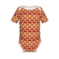 thumbnail image 2 of Balery Red Cars Pattern Baby Climbing Clothes Infant Bodysuit Cute Infant Bodysuit Baby Romper-6 Months, 2 of 7