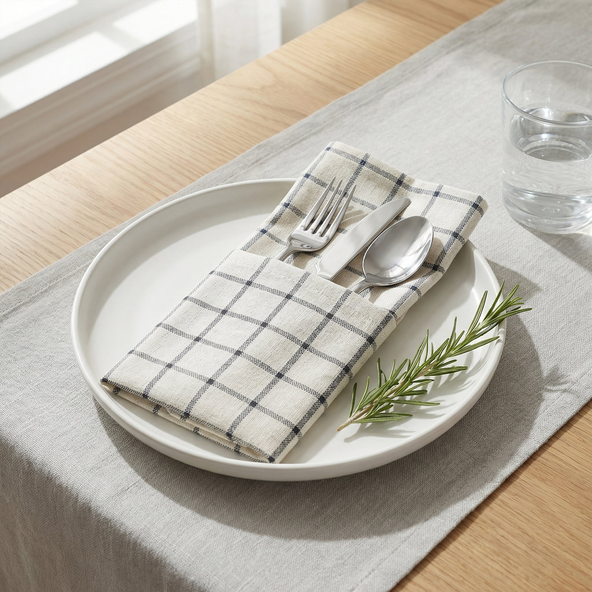 Unique Bargains 6Pcs Washable Restaurant Cloth Napkins White 16x12inch
