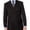 Black, variant on Designed, Men's 2-Piece Double Breasted Suit - Light Grey - 42S