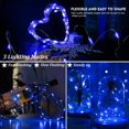 thumbnail image 2 of Cadena de luces AIKEI, 12 unidades, 20 LED, 2,1 m, resistentes al agua, azul, 2 of 7