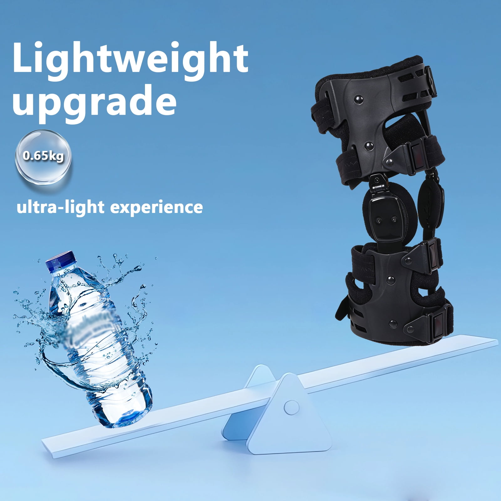 Arcticwind OA Unloader Knee Brace - Lightweight Unilateral Knee Support(Black - Right)