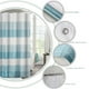 thumbnail image 4 of Cortina de ducha tejida con 12 ganchos laterales para baño, resistente, de poliéster, para ducha, 4 of 6