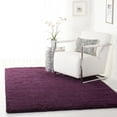 thumbnail image 3 of SAFAVIEH California Plush Solid Shag Area Rug, Purple, 4' x 4' Square - Modern Design, Purple, Non-Shedding & Easy Cleaning, Ultra Plush Thick Pile, Ideal for Living Room, Bedroom, 3 of 12