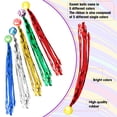 thumbnail image 3 of Pelotas hinchables de goma Leyndo Comet con serpentinas coloridas x100, 3 of 7
